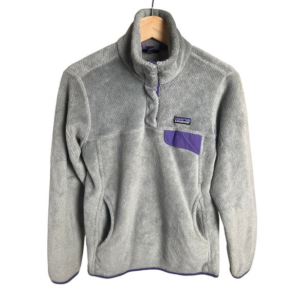 Patagonia Sweaters - Patagonia Women’s Retool Snap T Fleece Jacket Pullover Medium M